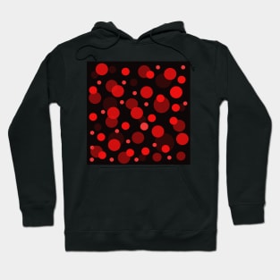 retro polka dot pop art pattern Hoodie